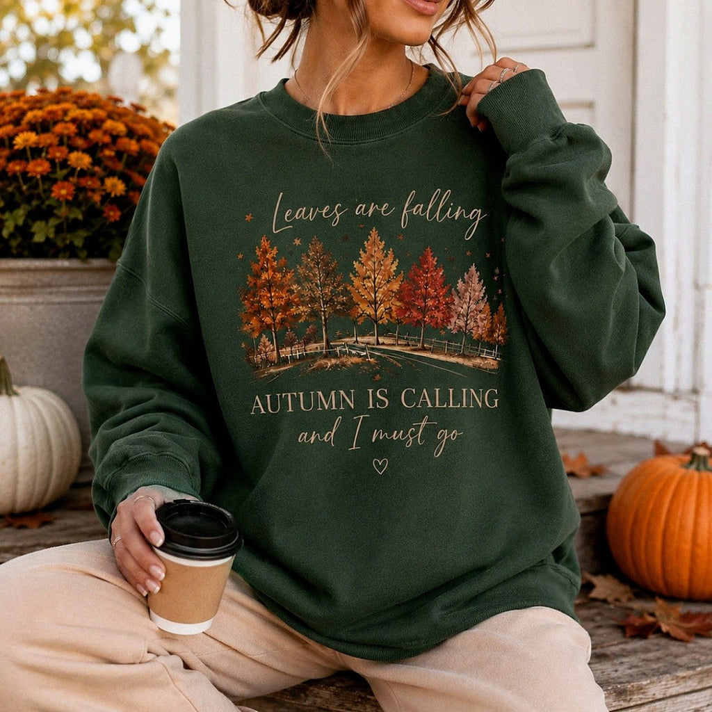 Autumn Is Calling Shirt – Fall Leaves Tee, Sweatshirt & Hoodie