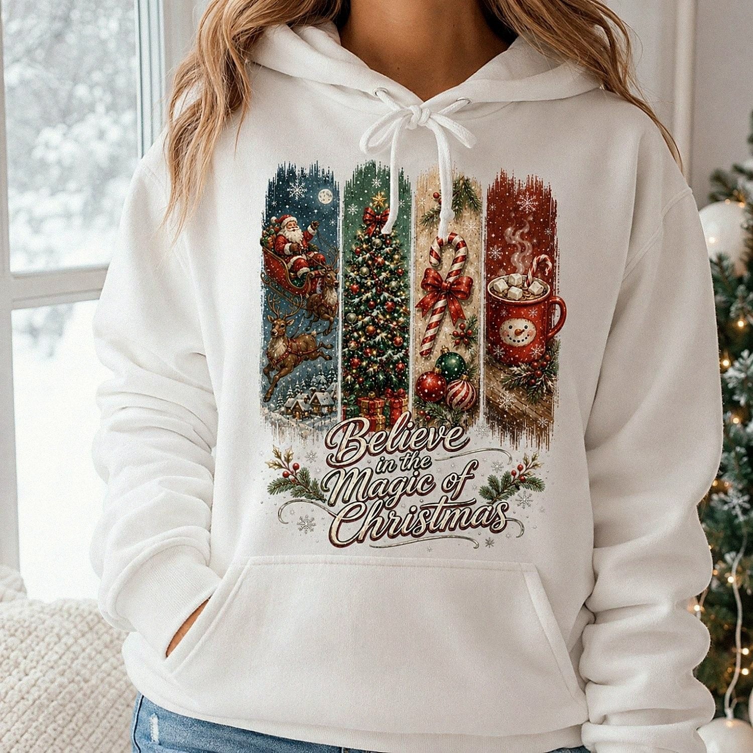 Believe in the Magic of Christmas Shirt – Vintage Christmas Tee, Sweatshirt & Hoodie