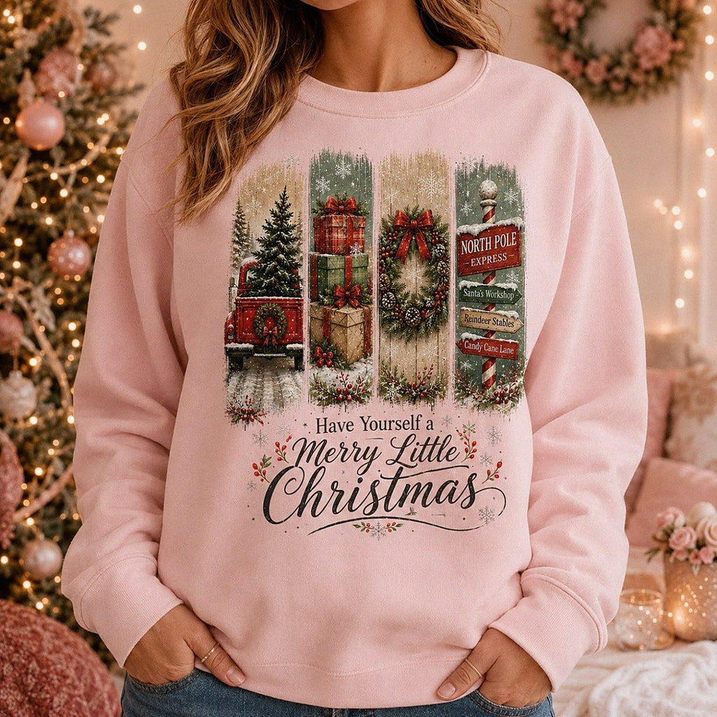 Have Yourself a Merry Little Christmas Shirt – Vintage Christmas Tee, Sweatshirt & Hoodie