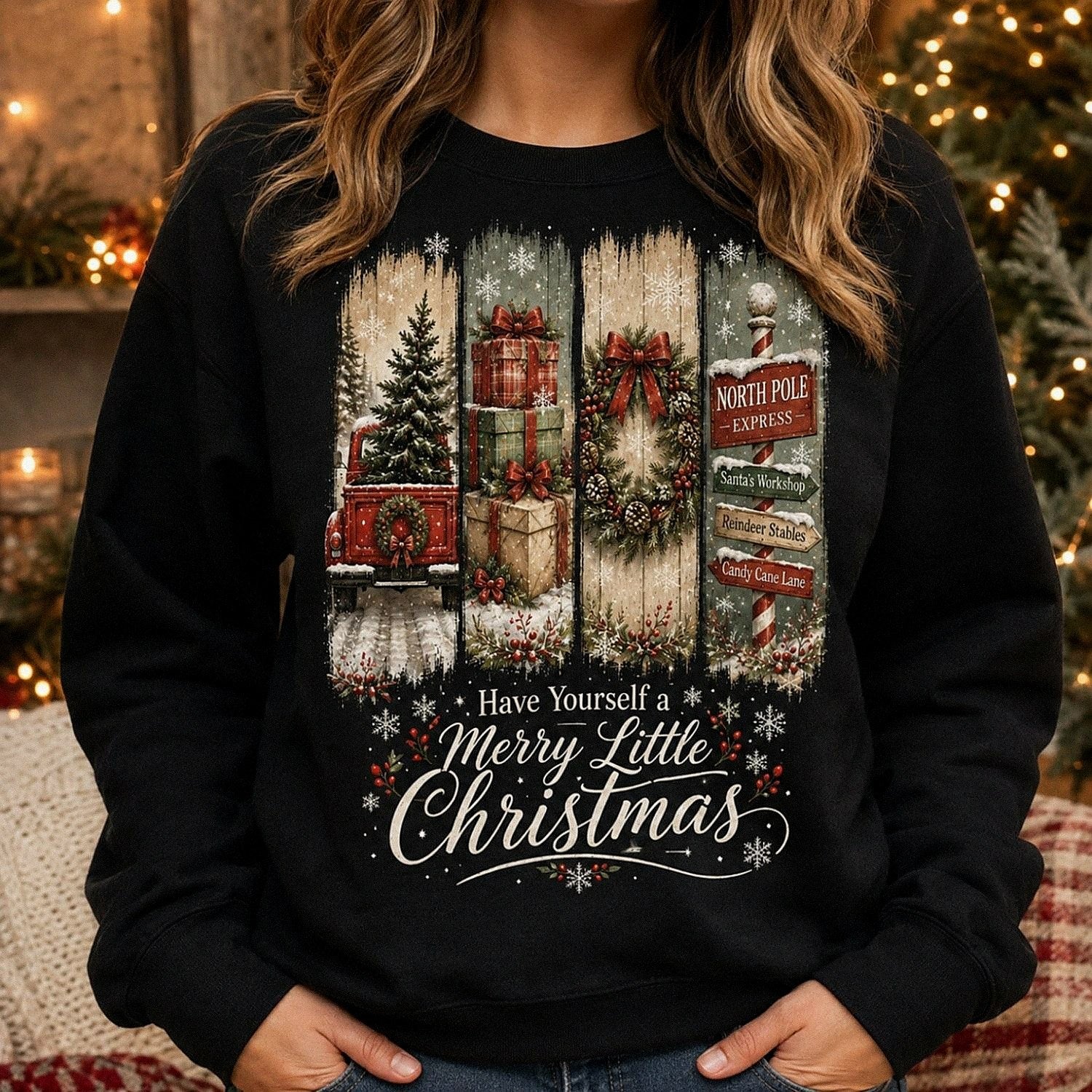 Have Yourself a Merry Little Christmas Shirt – Vintage Christmas Tee, Sweatshirt & Hoodie